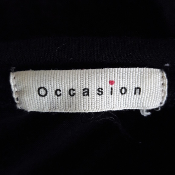 Vintage Occasion Tee Crop Soft Fringe Tribal Bedazzle Embellished Short Sleeves - Picture 5 of 5